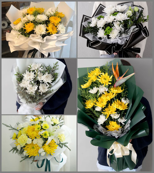 江苏扬州高邮市龙虬镇白事花束代送